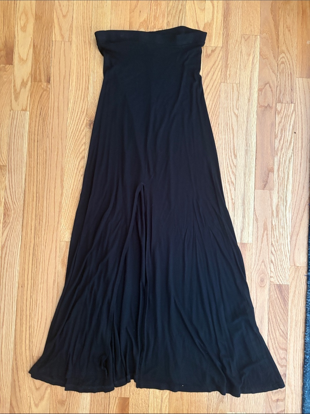 TOPSHOP Black Maxi Skirt